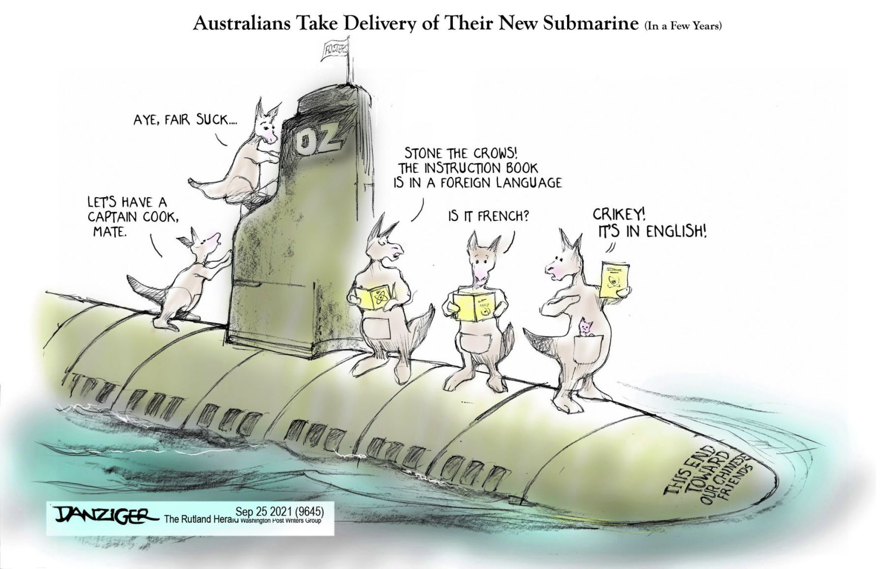Jeff Danziger cartoon